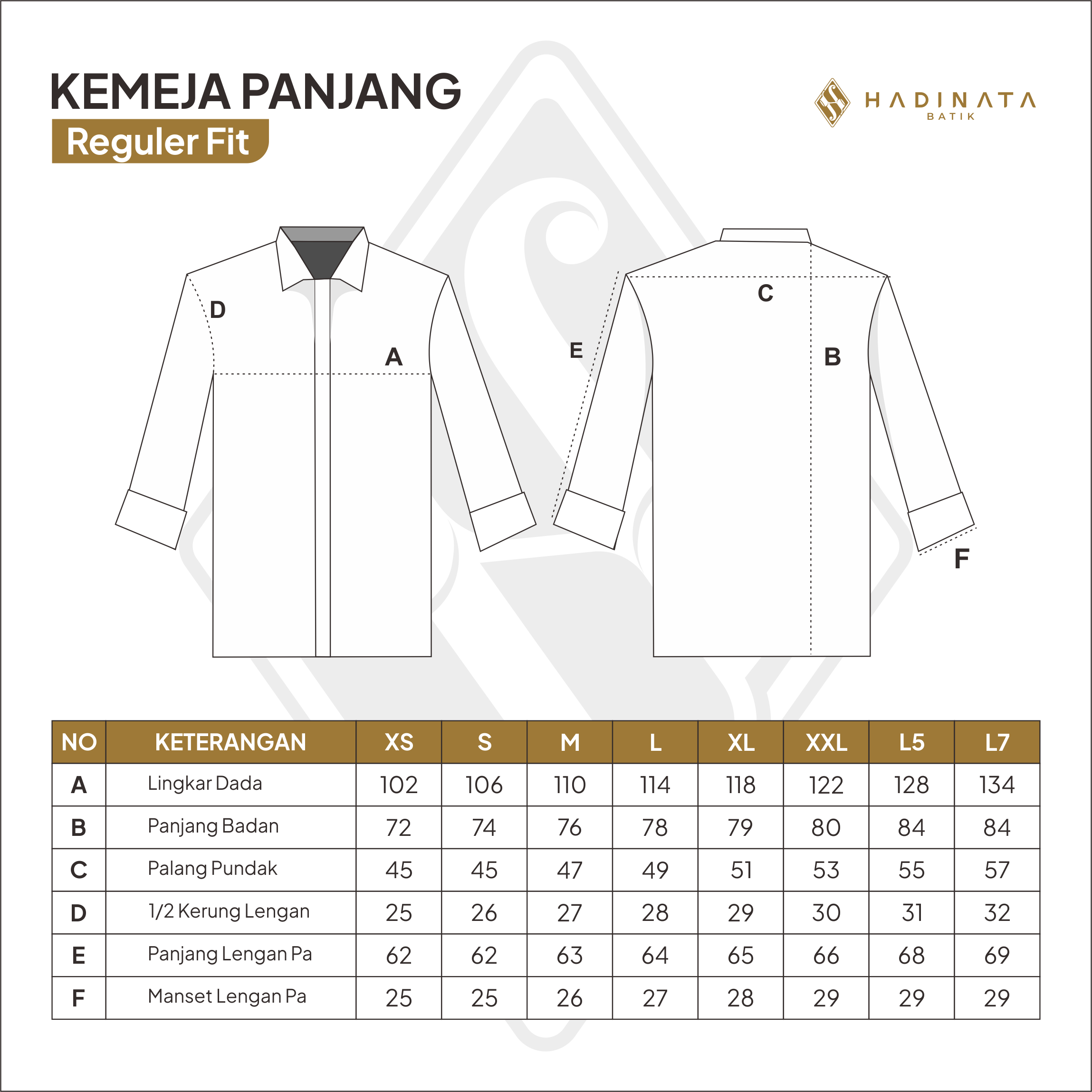 Hadinata Batik Kemeja Panjang Furing Superfine Birendra Bintari-4